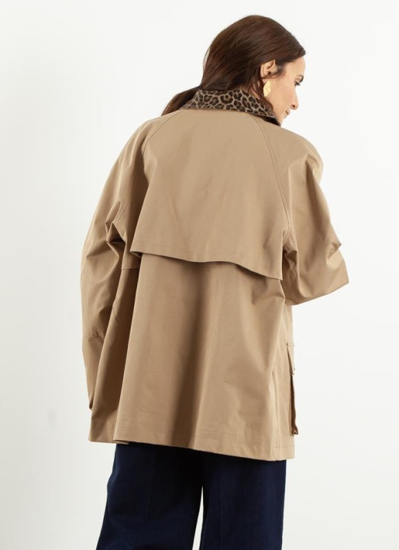 Parka leopardo