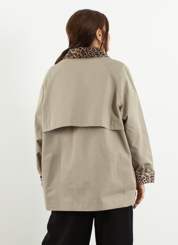Parka leopardo