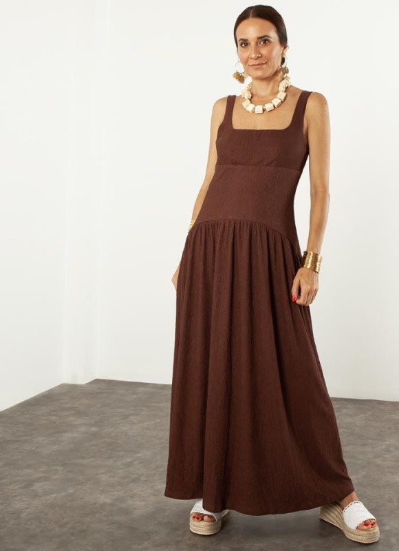 Vestido tirantes evase