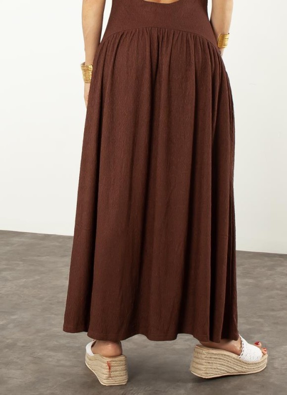 Vestido tirantes evase