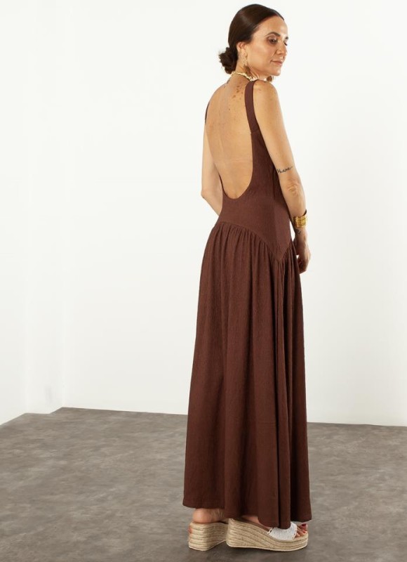 Vestido tirantes evase