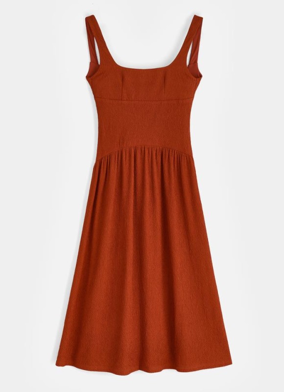Vestido tirantes evase