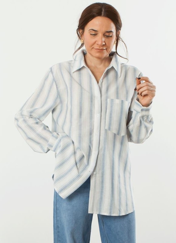 Camisa oversize rayas