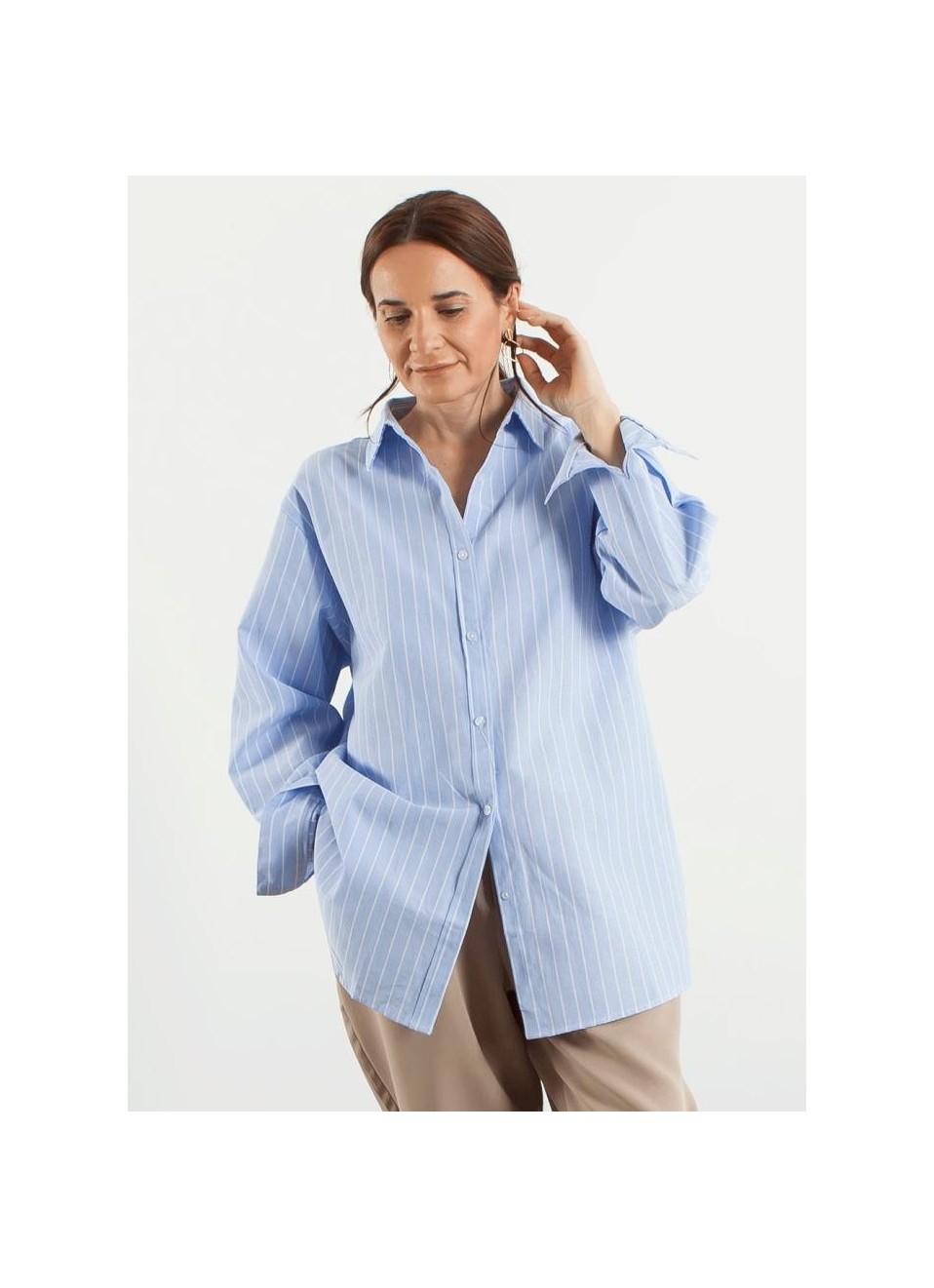 Camisa rayas oversize