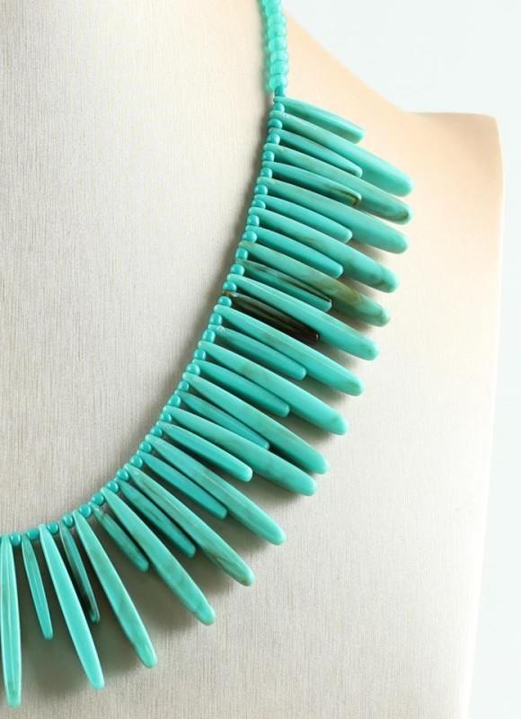 Collar efecto corales