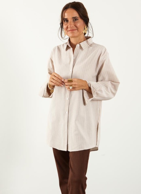 Camisa oversize rayas