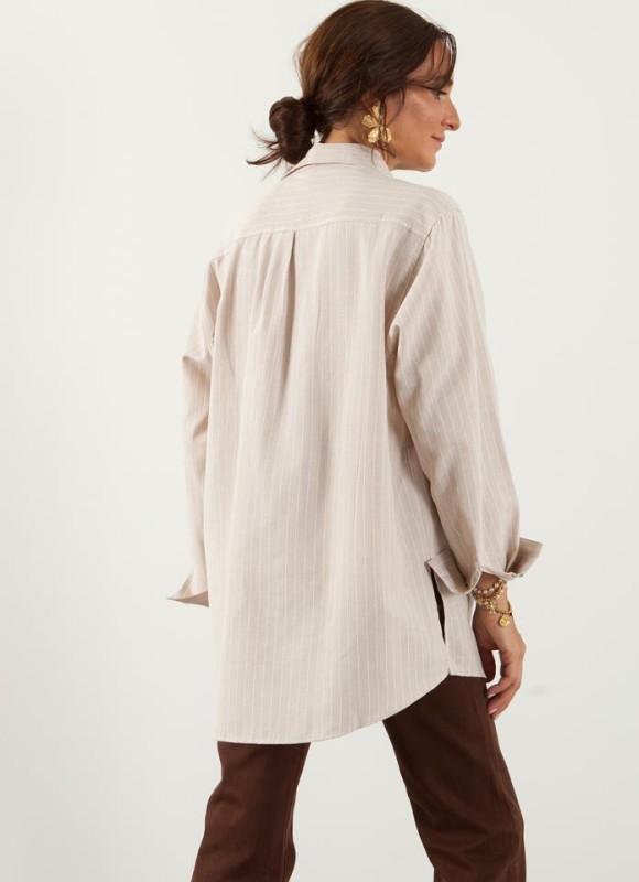 Camisa oversize rayas