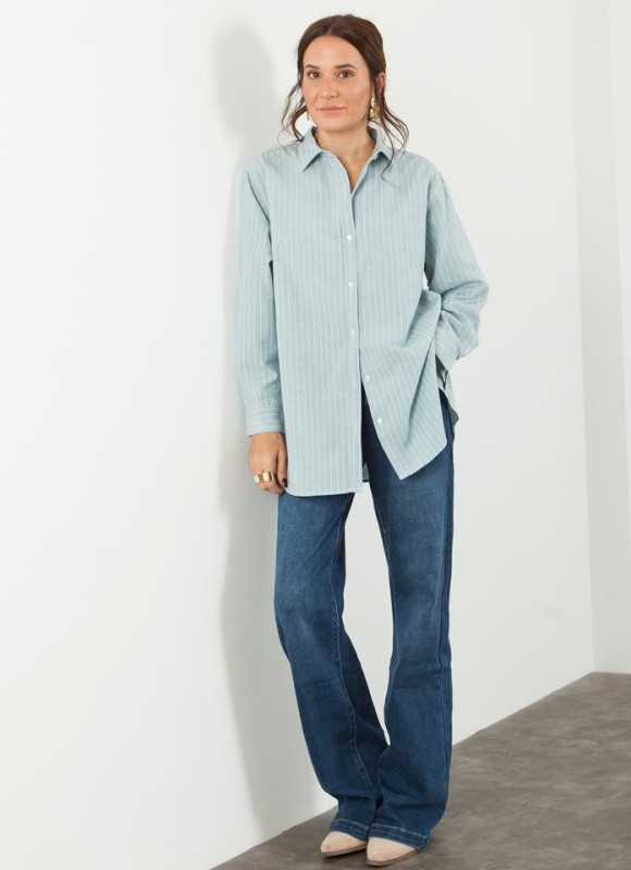 Camisa oversize rayas