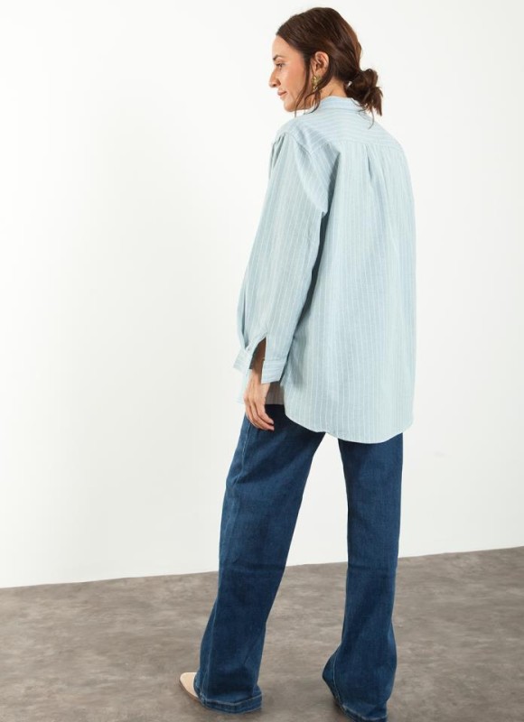 Camisa oversize rayas