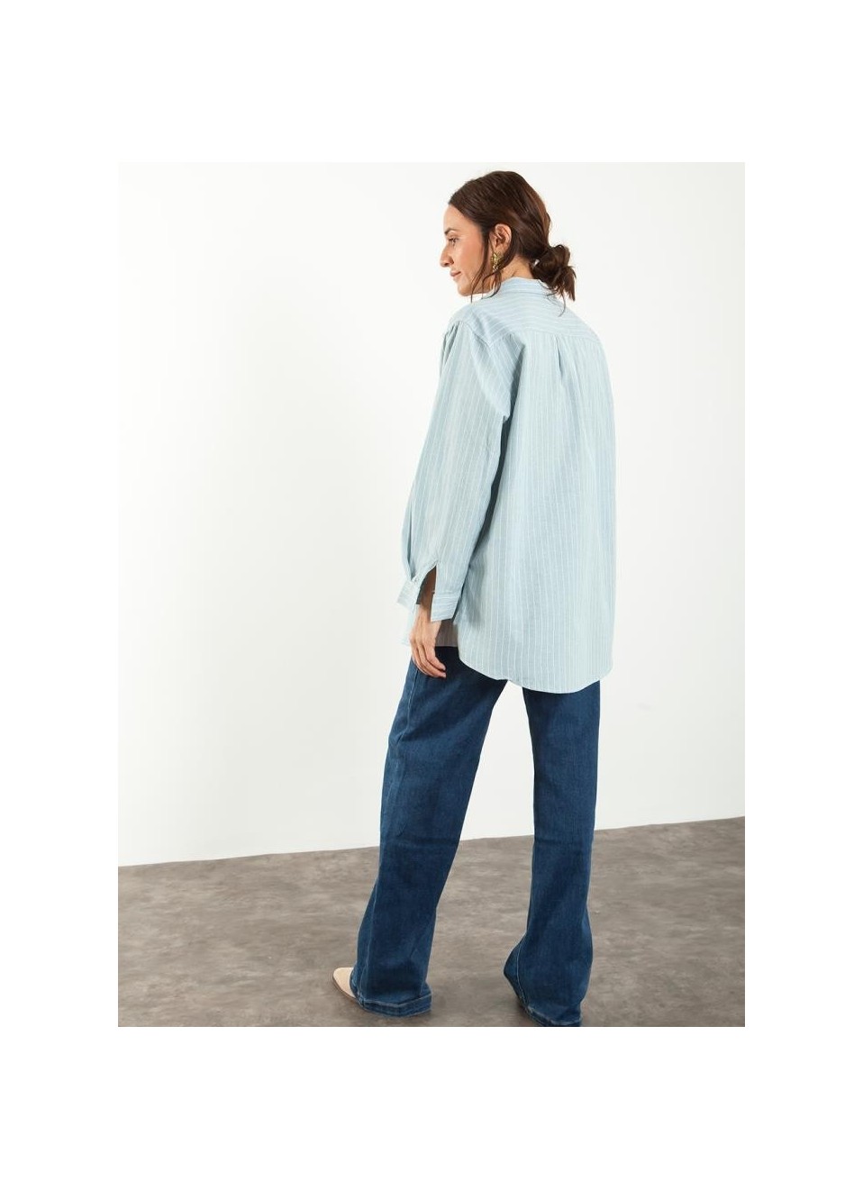 Camisa oversize rayas