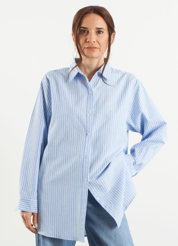 Camisa oversize rayas