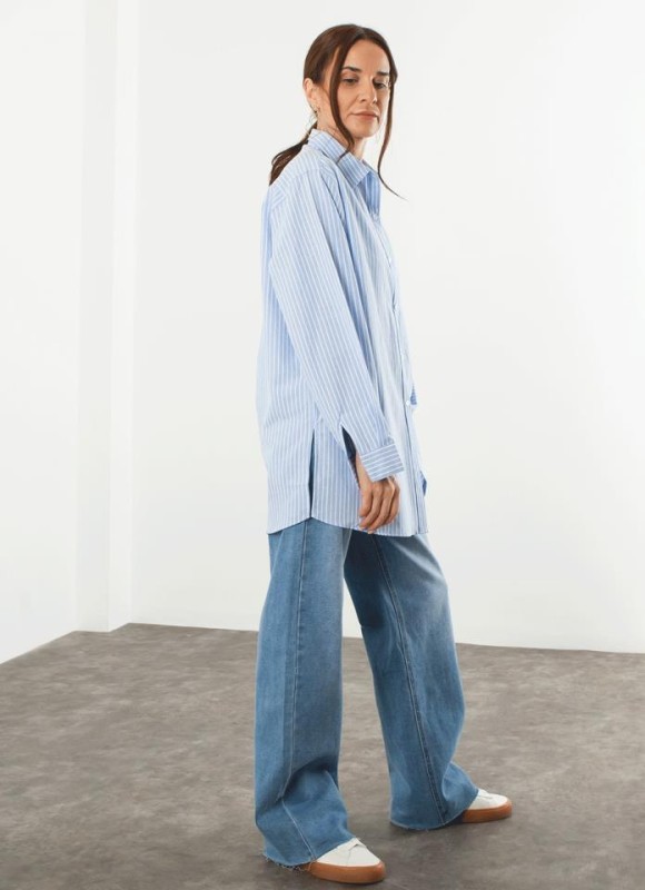 Camisa oversize rayas