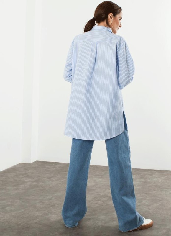 Camisa oversize rayas