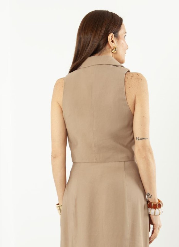 Chaleco cuello esmoquin