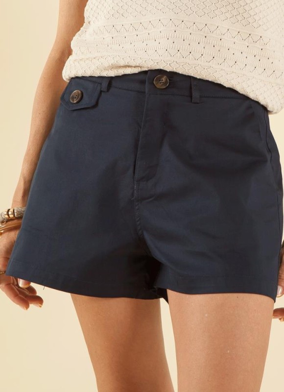 Short vestir bolsillo chinos