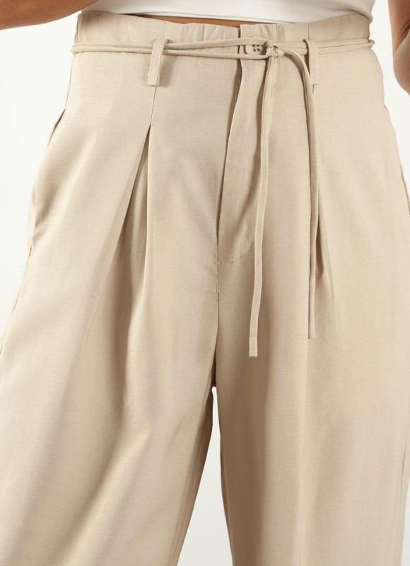 Pantalón pinzas lazada