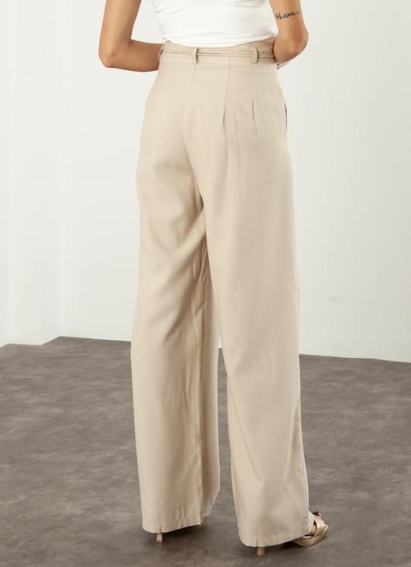 Pantalón pinzas lazada