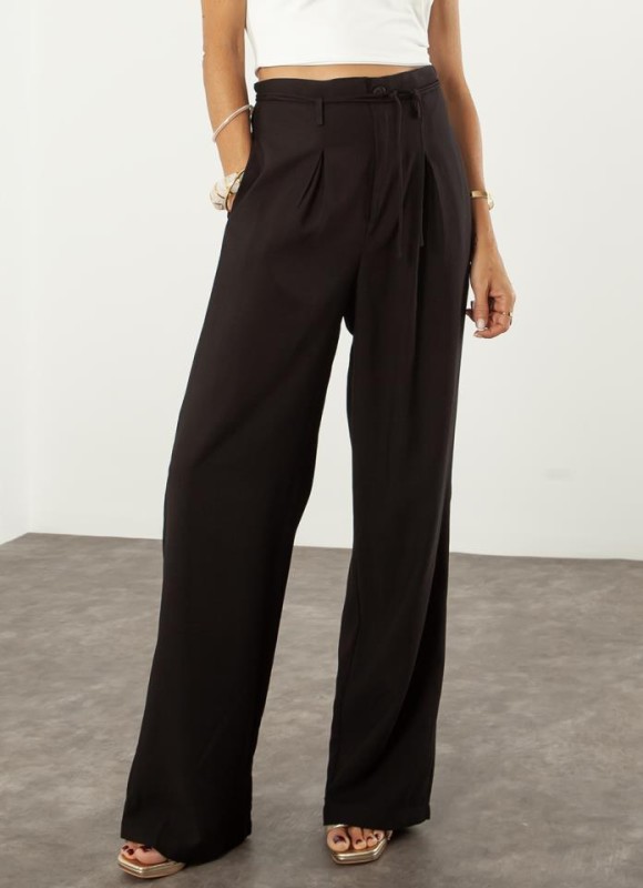 Pantalón pinzas lazada