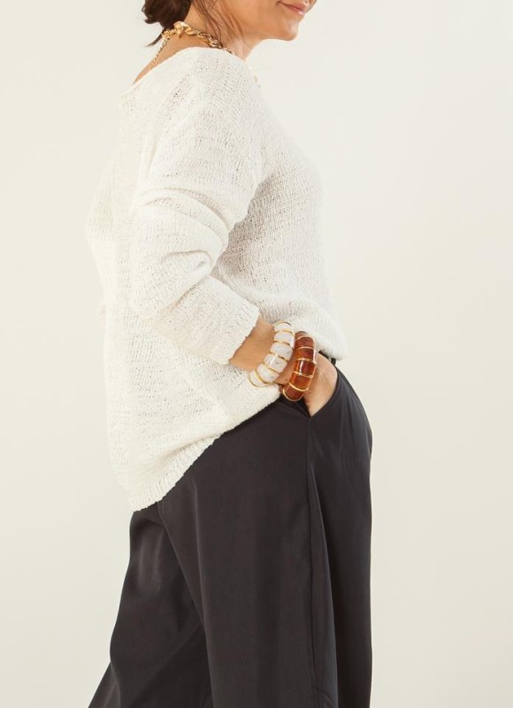 Pantalón culotte pinzas