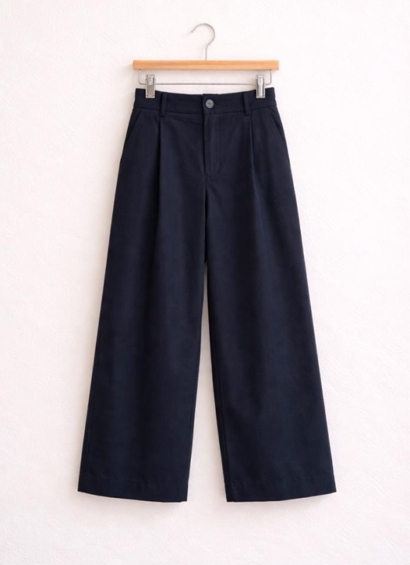 Pantalón culotte pinzas