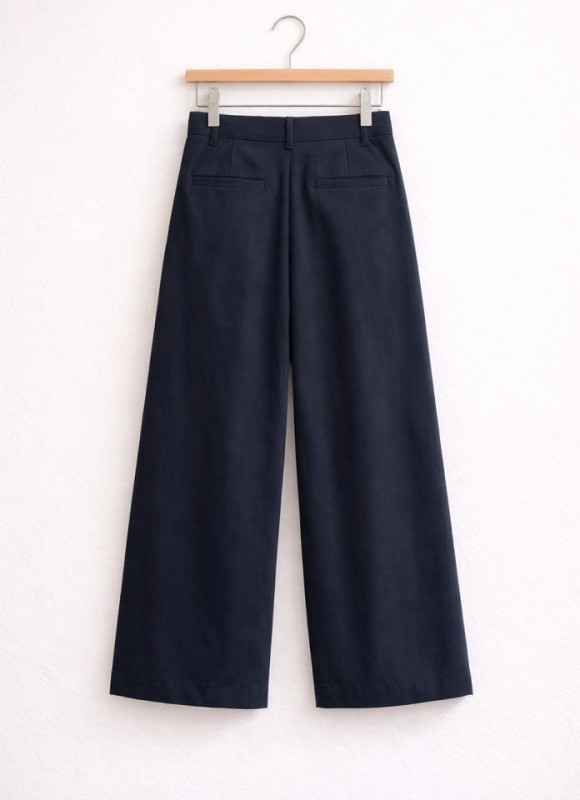 Pantalón culotte pinzas