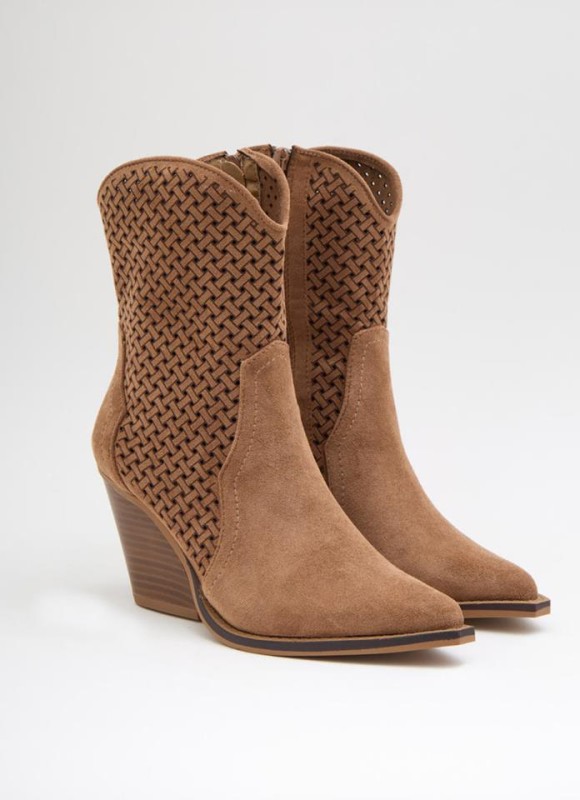 Botines calados 