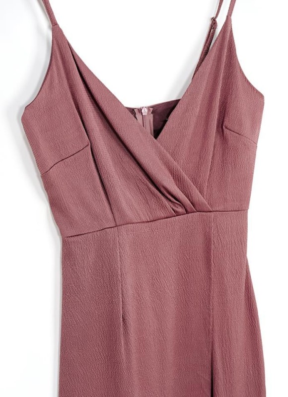 Vestido tirantes escote cruzado