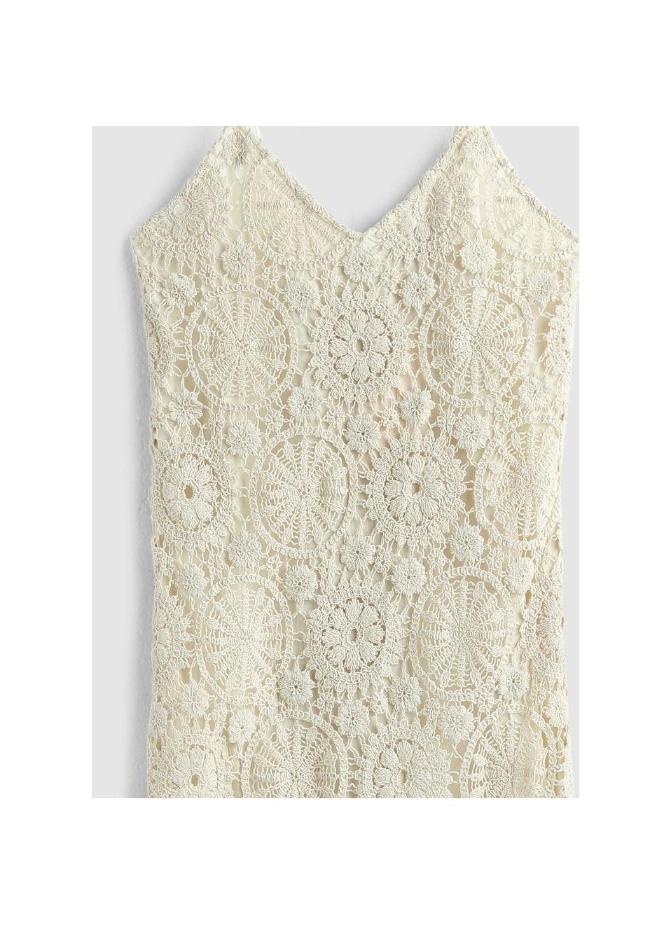 Vestido crochet atado