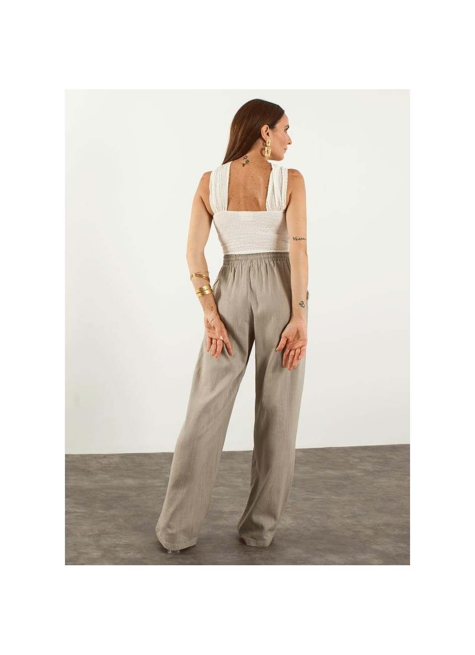 Pantalón con lino
