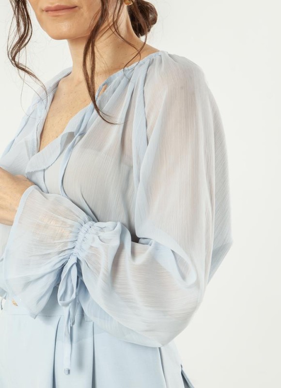 Blusa transparencias