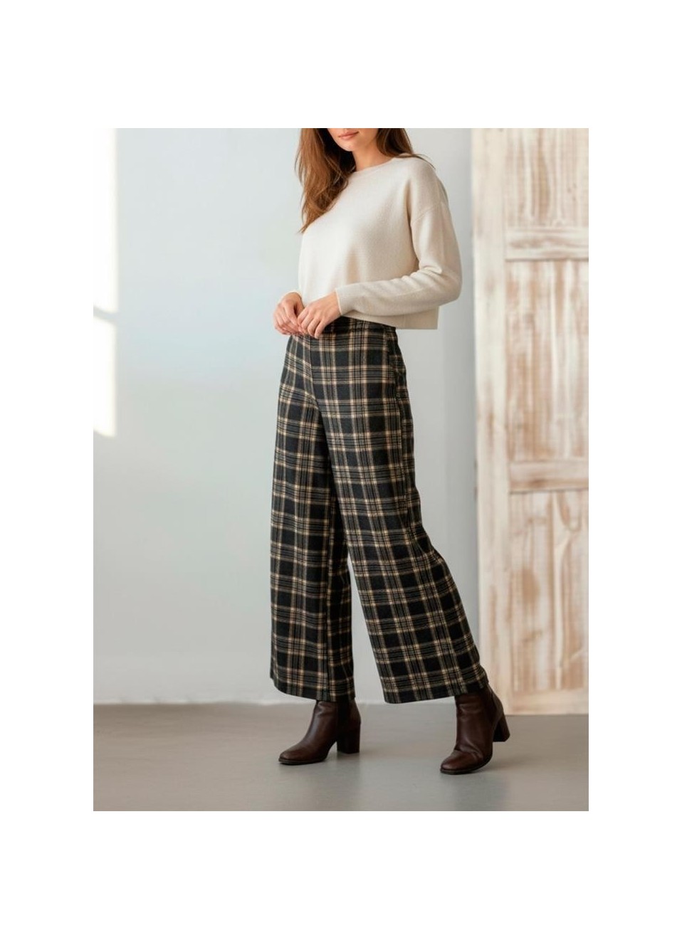 Pantalón cuadros