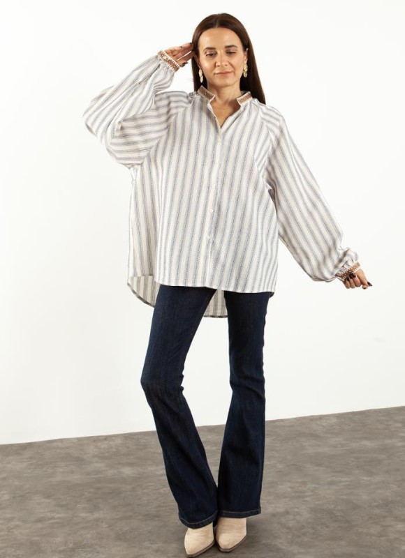 Camisa cuello maho