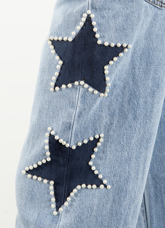 Jeans Estrellas wide led