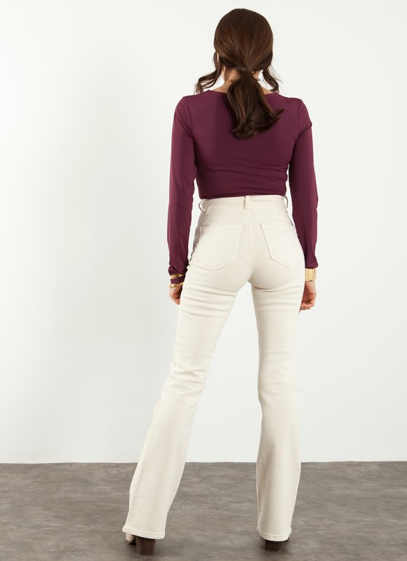 Jeans flare reductor push up