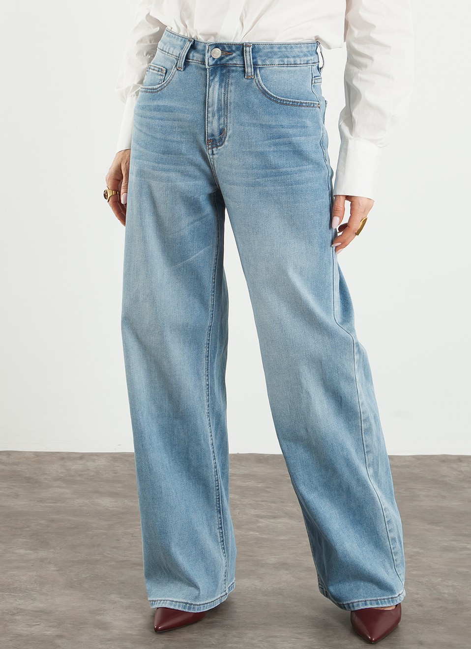 Jeans wide led