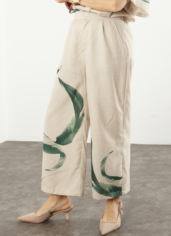Pantalón hojas