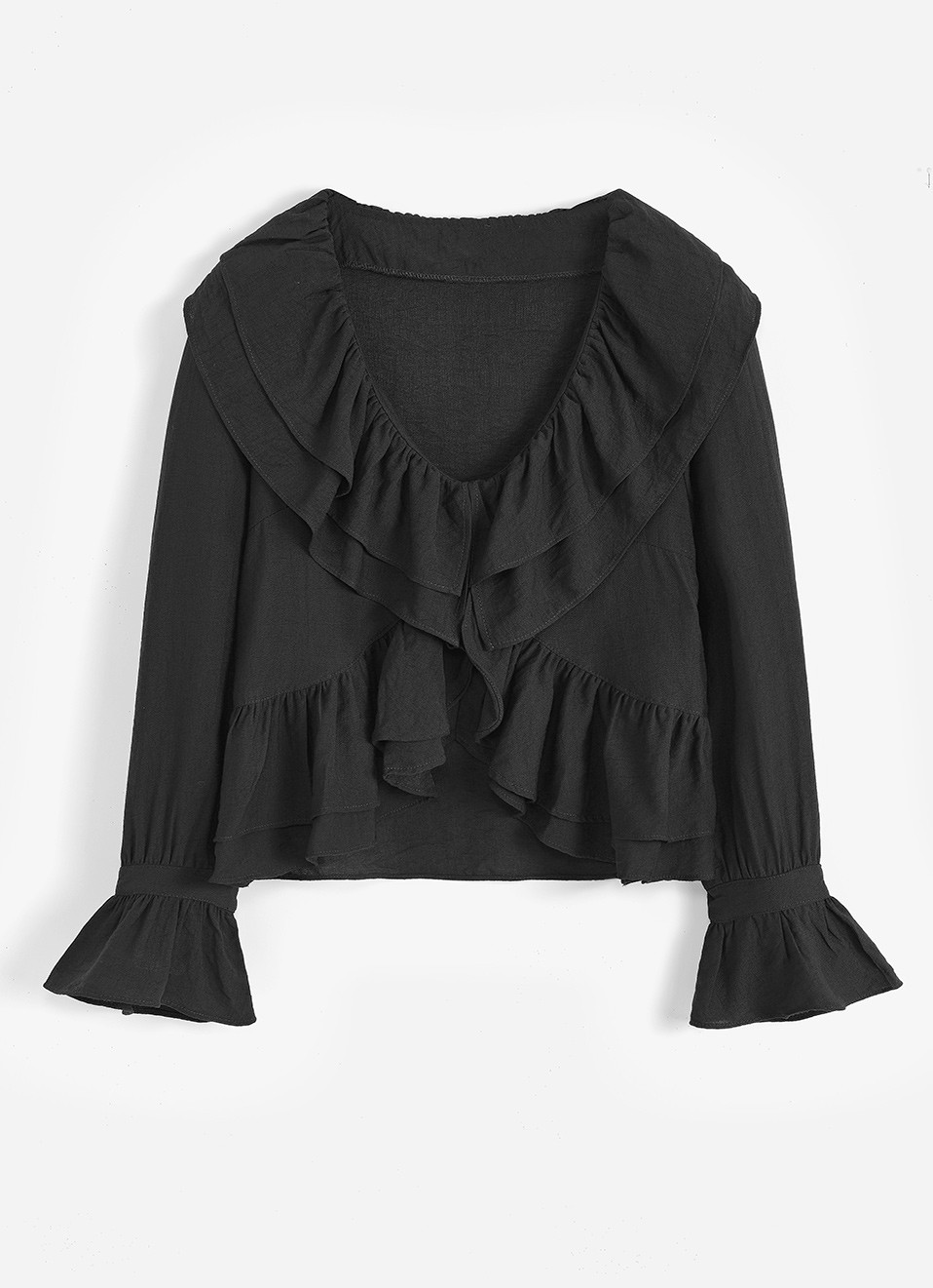 Blusa con Volantes Mujer | Tendencia Nueva Colección Premonicion.online