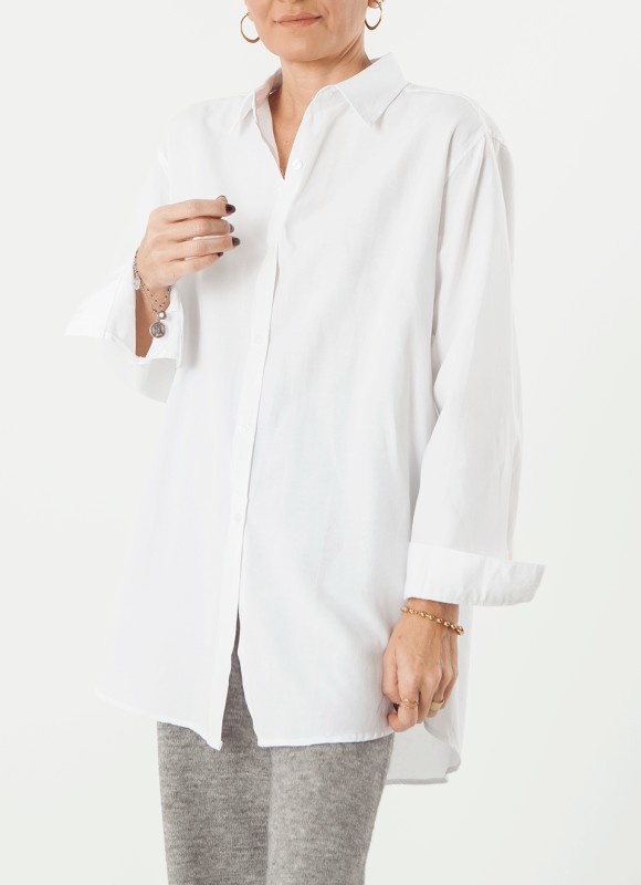 Camisa Oversize Mujer | Lisa y Rayas | S a XL | Desde 16€ | Premonición.online