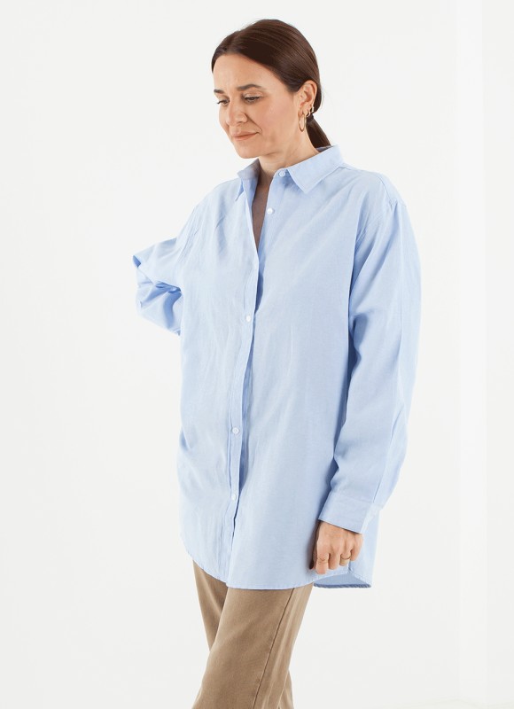 Camisa Oversize Mujer | Lisa y Rayas | S a XL | Desde 16€ | Premonición.online