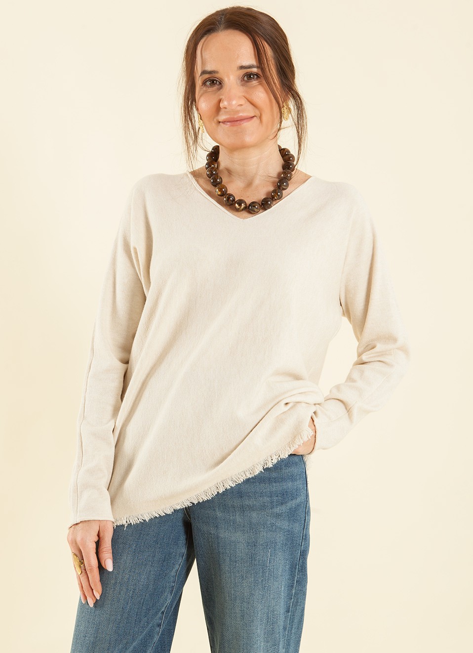 Jersey Punto Fino Desflecado | Tendencia Nueva Colección Premonicion.online