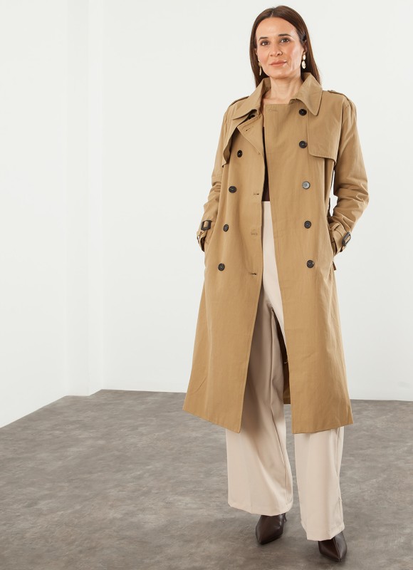 Gabardina Verde Larga Mujer | Tendencia Nueva Colección Premonicion.online