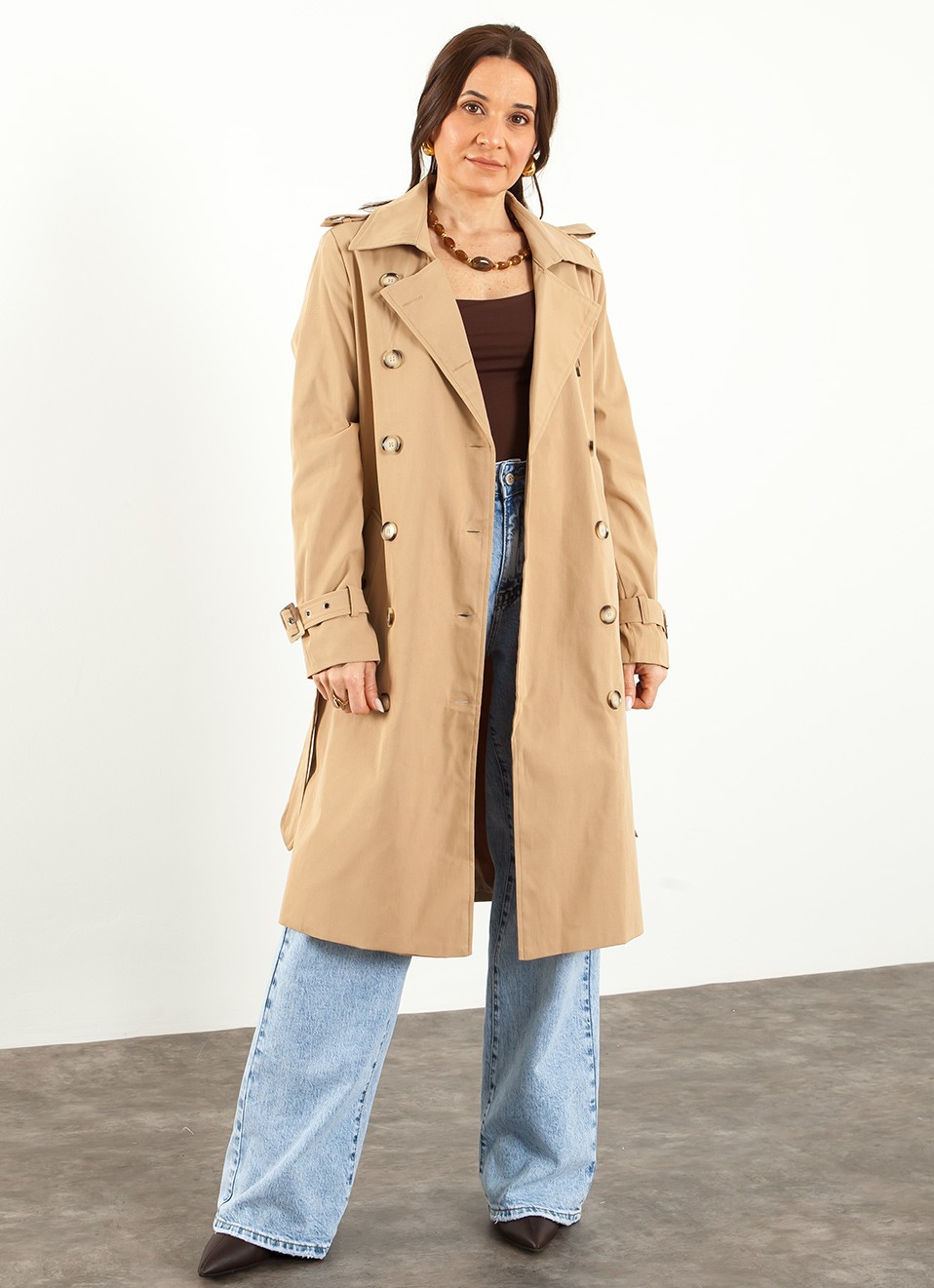 Gabardina Beige Mujer | Tendencia Nueva Colección Premonicion.online