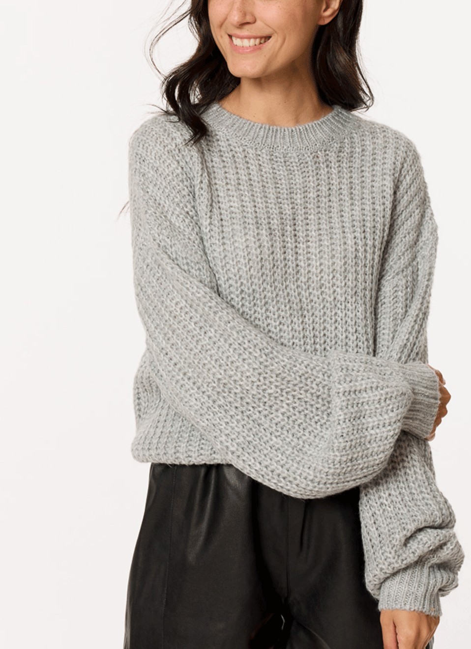 Jersey crop trenzado