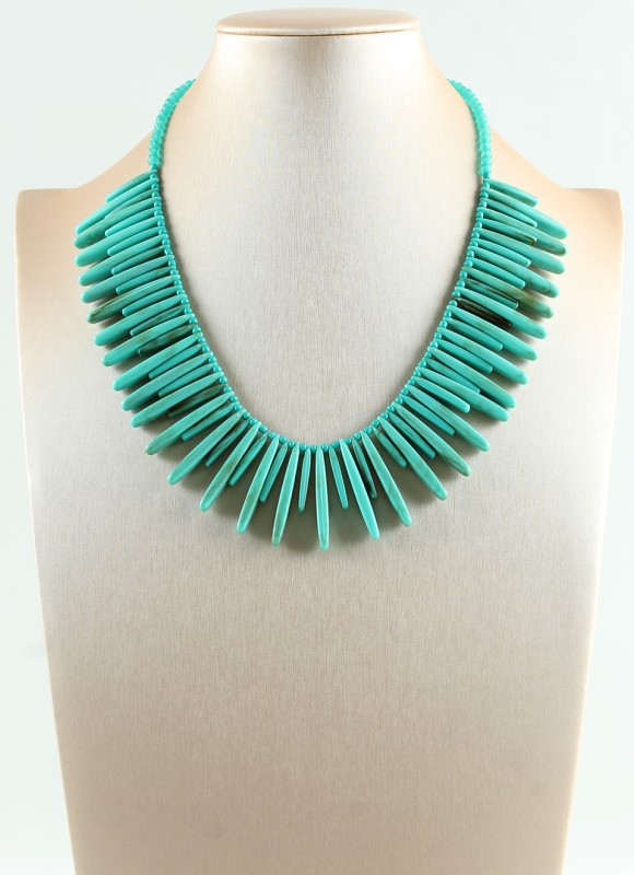 Collar efecto corales