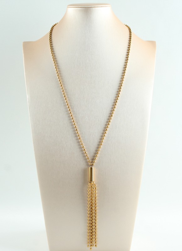 Collar largo bolas