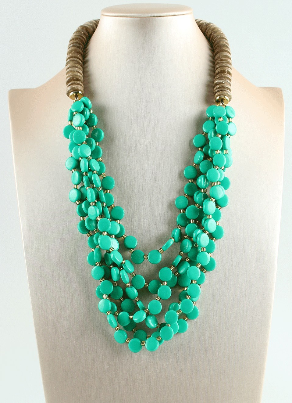 Collar efecto madera