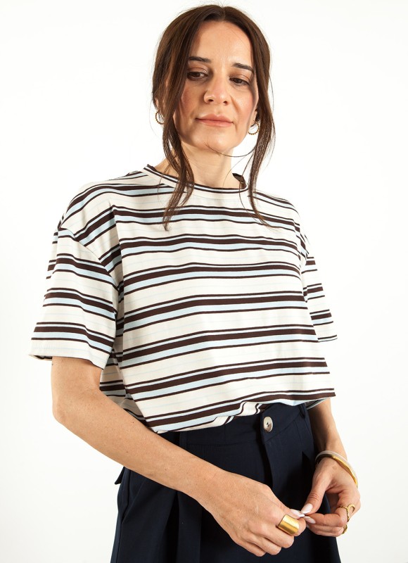 Camiseta Rayas Mujer | Tendencia Nueva Colección Premonicion.online