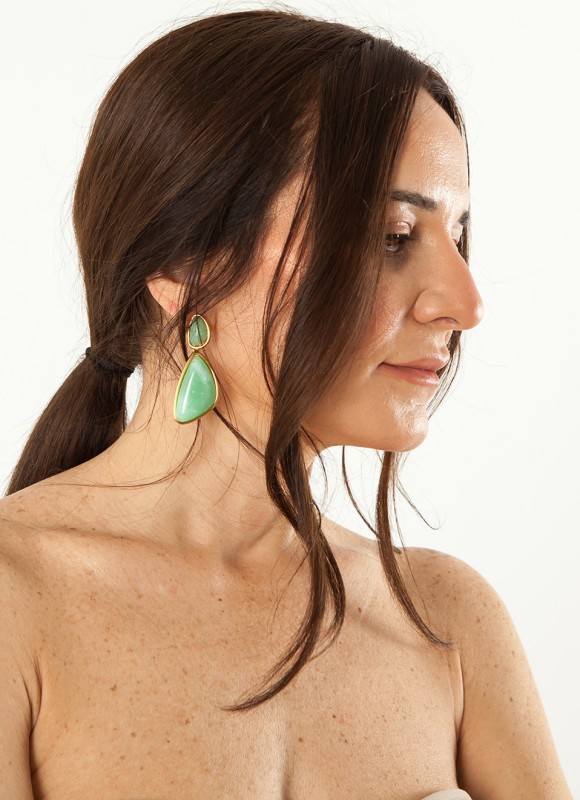 Pendientes Acero Inoxidable Mujer | Forma Gota Colores | Premonición.online