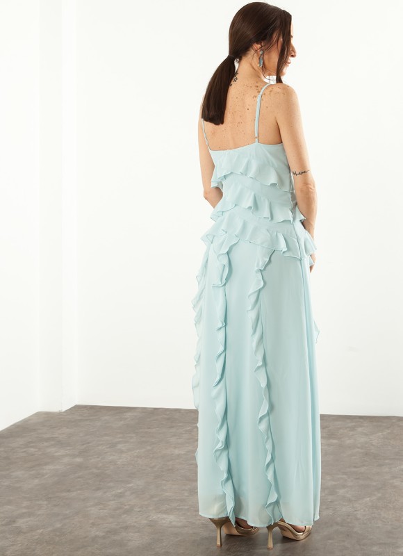 Vestido Largo con Volantes | Tendencia Nueva Colección Premonicion.online