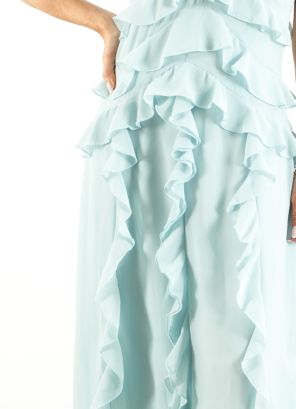 Vestido Largo con Volantes | Tendencia Nueva Colección Premonicion.online